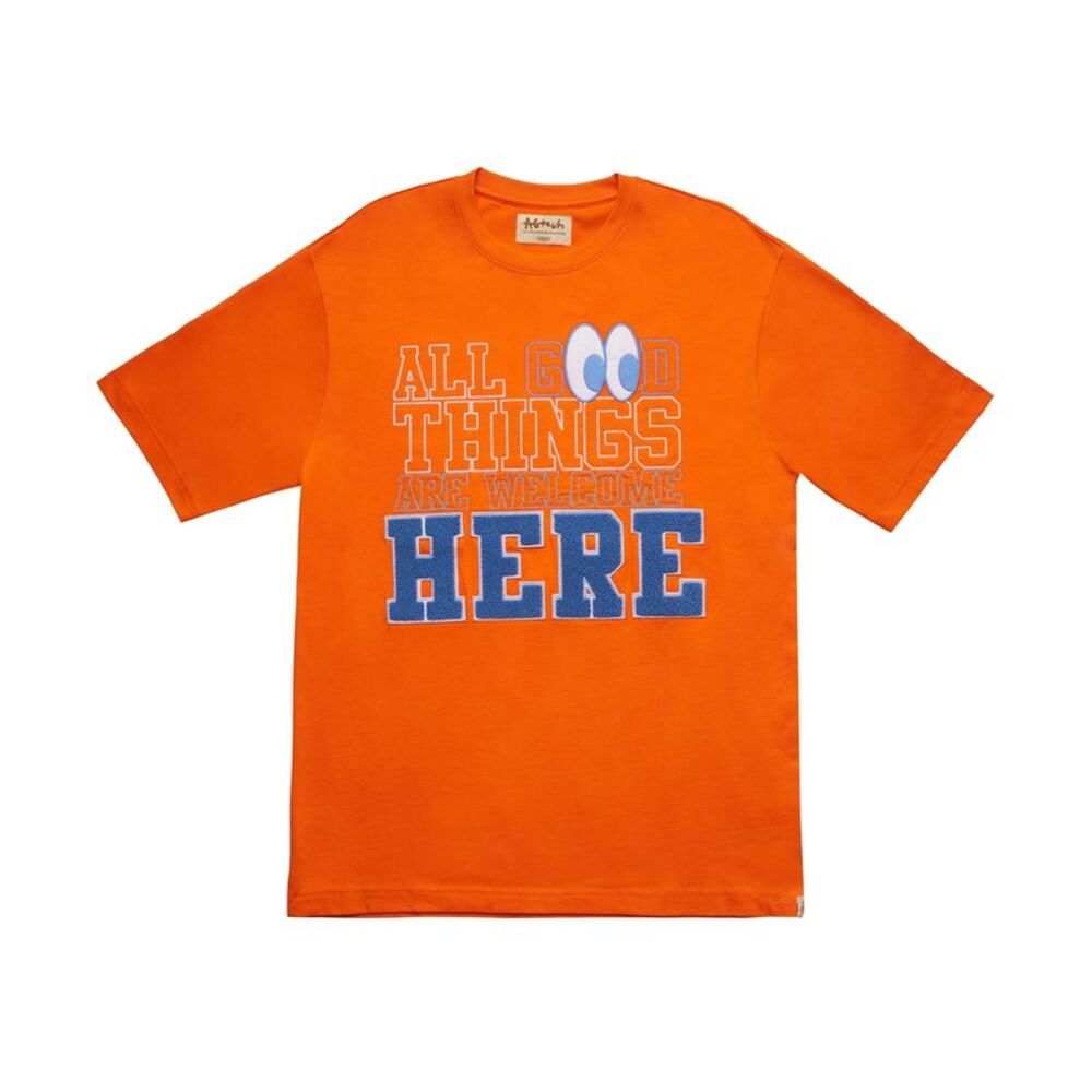 AGtawh Mens All Good Things Are Welcome Here Graphic T-Shirt, NWT